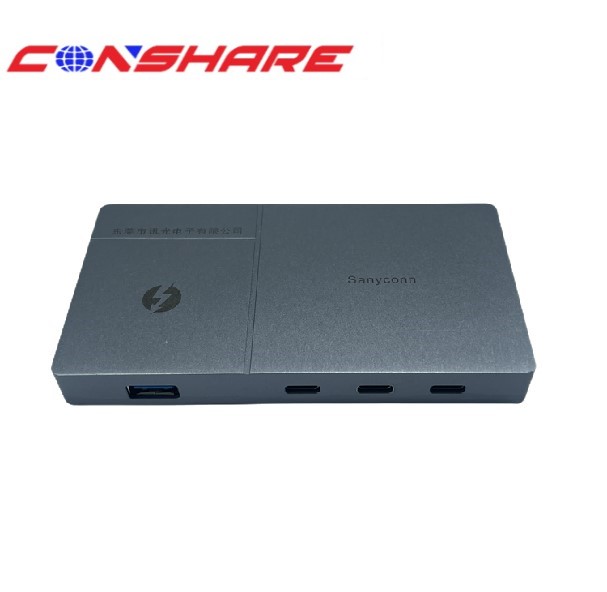 HL-HB040 3XUSB4接口 + 1XUSB3.2 母座接口 + 1XDC接口