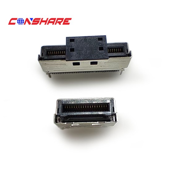 MCIO CUC05FL38004X X4 38PIN 直立式 SMD Au 1u 3u" 15u" 30u"