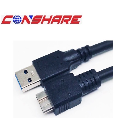 HL-C00B5 USB3.0 AM to micro 黑色PVC 数据线