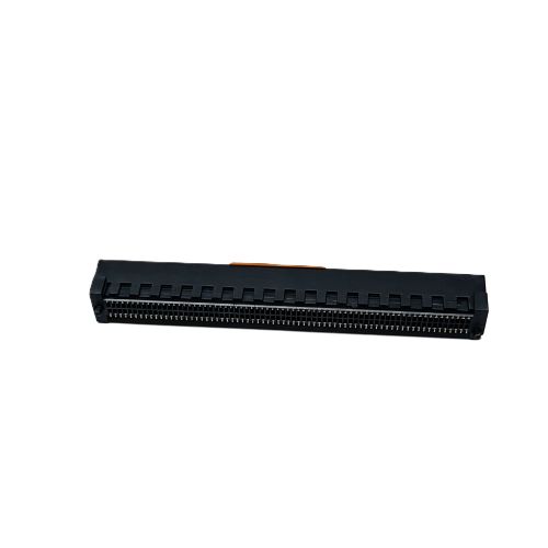 0.80mm金手指 SMT  180°C形焊脚  2*70PIN 半金锡3u" LCP高温料黑色